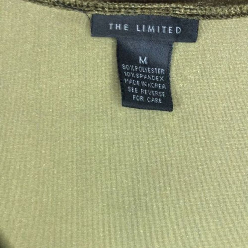 179. 5/$25 Vintage 90’s The Limited Velvet Top (M) - Picture 6 of 8